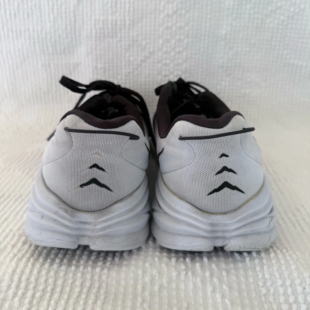 Hoka Rincon 3 Running Shoes Black White Lightweight Men’s 10.5 B - Picture 3 of 10